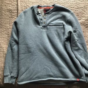 The American Outdoorsman Mens Fleece-Lined Sweater